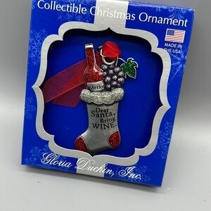 Gloria Duchin collectible Christmas Ornament